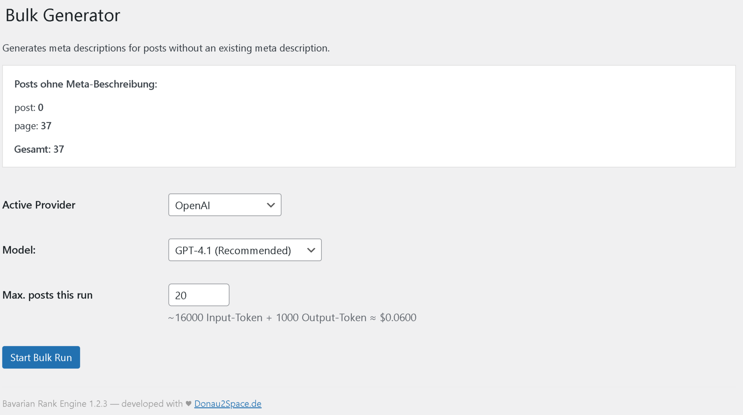 BreznGEO Bulk Generator